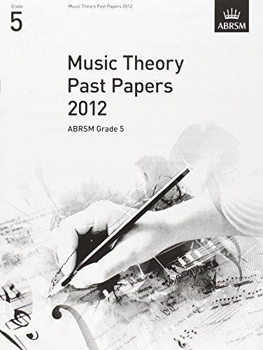 Music Theory Past Papers 2012, ABRSM Grade 5 2012