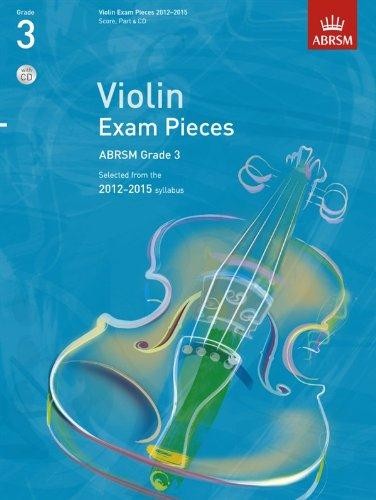 ABRSM: Selected Violin Exam Pieces - Grade 3 Book/CD (2012-2015). CD, Sheet Music for Violin/Piano Accompaniment