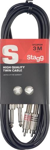 Stagg 3M stereo RCA to Jack