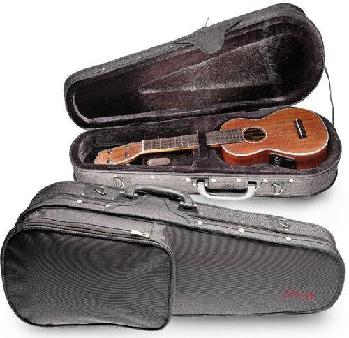 Stagg HGB2UK-C Basic Concert Ukulele Soft Case with Adjustable Shoulder Strap - Black