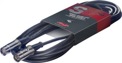 Stagg 10ft. MIDI Cable - Male DIN Plug /Male DIN Plug - Metal