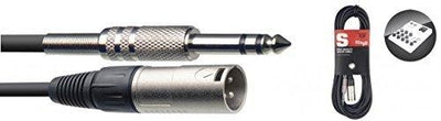Stagg 2 m Mono Jack S Series Speaker Cable - Black