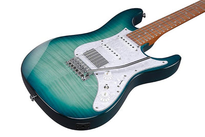 Ibanez AZ22S1F-TXB 'Transparent Turquoise Burst'
