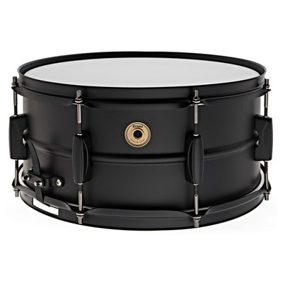 Tama 14" x 6.5" Metalworks Black on Black Steel Snare Drum BST1465BK